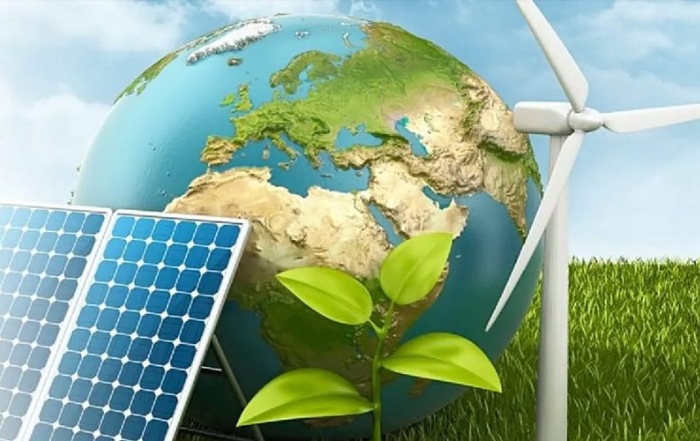 How is renewable energy being integrated with technology for sustainable solutions?